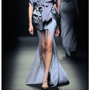 Haider Ackermann SS10 Runway Silk Maxi Skirt